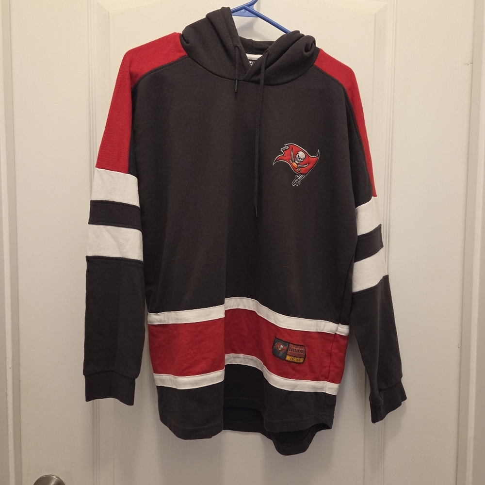 Tampa bay BUCCANEERS football jersey style Hoodie unisex size L Large